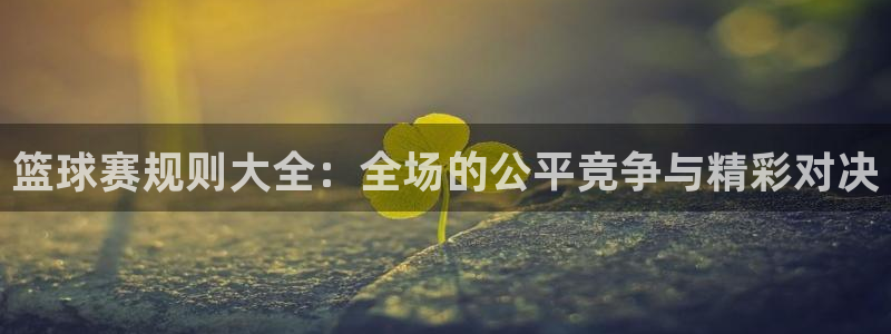 凯捷体育：篮球赛规则大全：全场的公平竞争与精彩对决